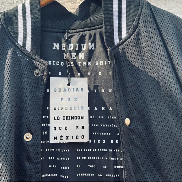 Mexico is the shit baseball jacket, bomber, new with tags - Picture 2 of 3
